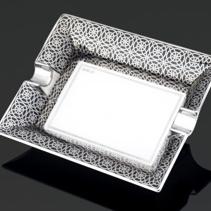 Siglo Opulent Series Ashtray Silver