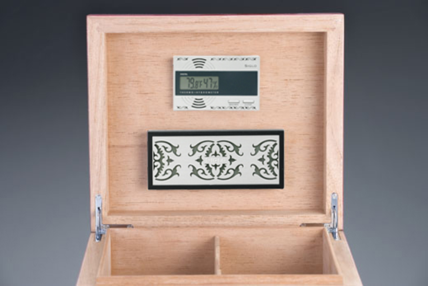 Siglo 50-Stick Humidor Macassar Ebony - Image 7