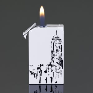 Siglo Twin Flames Tattoo Lighter Skyline